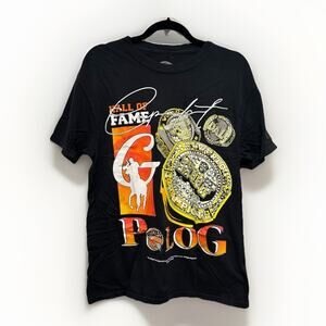 RARE Polo G Hall Of Fame Capalot Hip Hop Rap Tee Style Graphic TShirt Mens Black